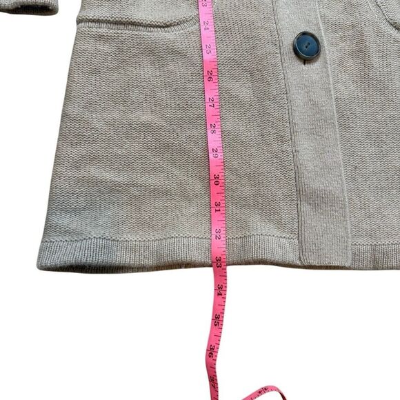 Patagonia Women’s 100% Cashmere Knit Better Sweater Coat Tan Medium - Picture 7 of 10